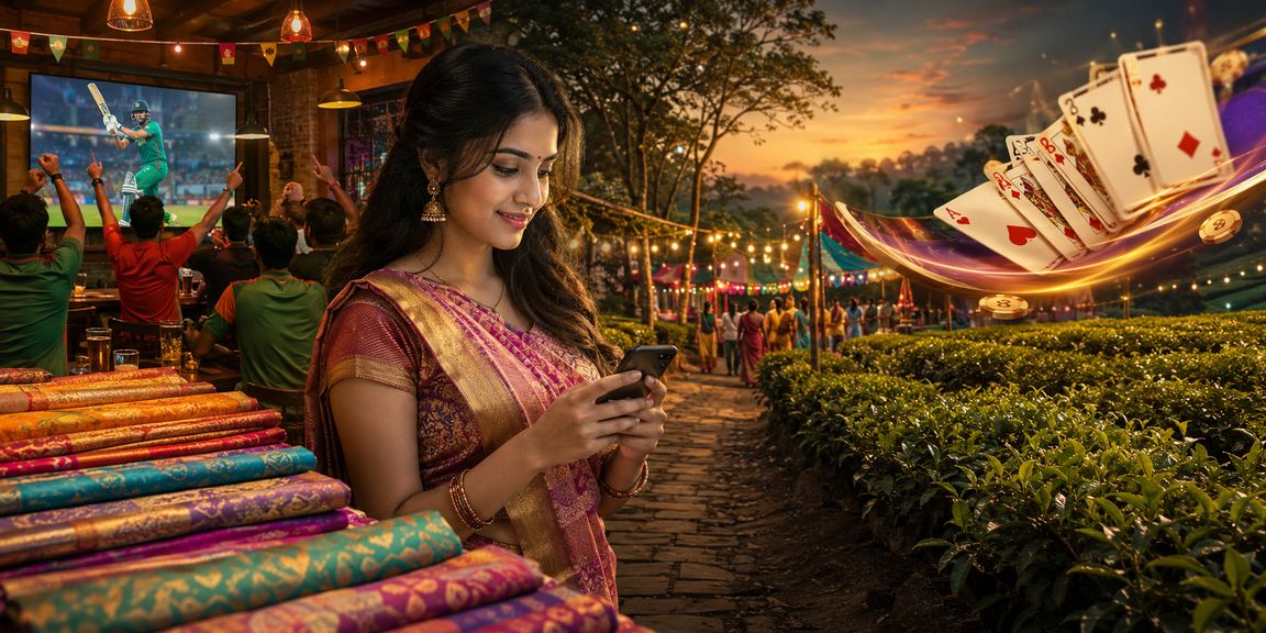 রাজশাহীর চা বাগানে ক্রিকেট বেটিং ও প্রোমোশন উপভোগ